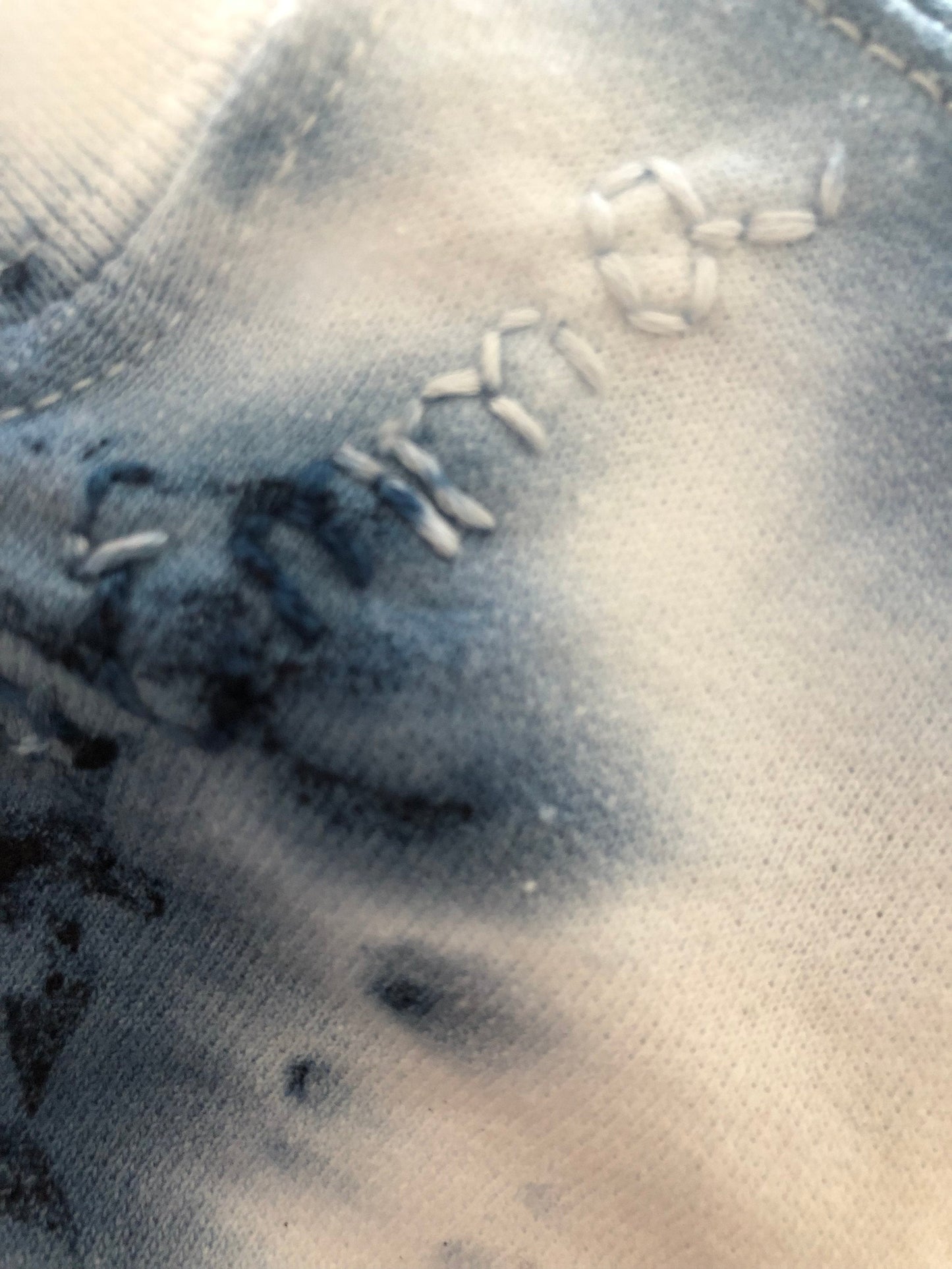 Kids Navy Tie Dye Crew Sweatshirt