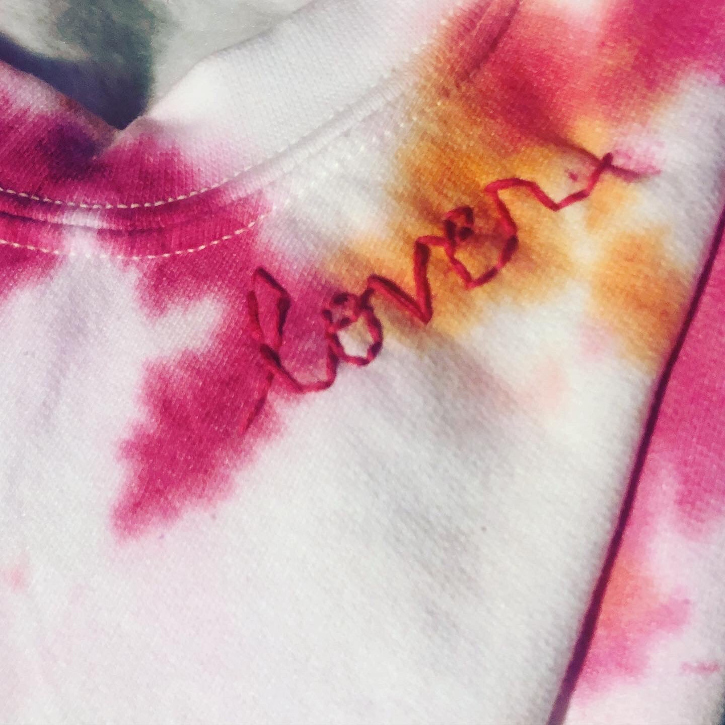 Pop punch embroidered sweatshirt