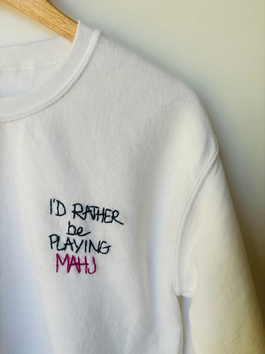 I’d Rather….