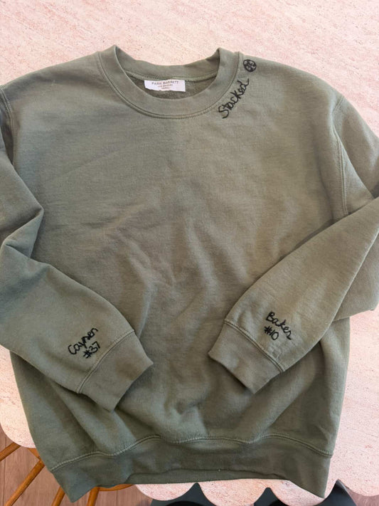 Stacked Baseball Sweatshirt