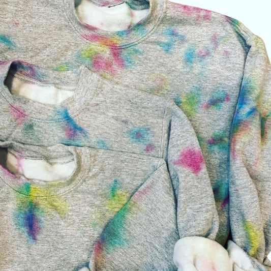 Kids Vintage Grey Rainbow