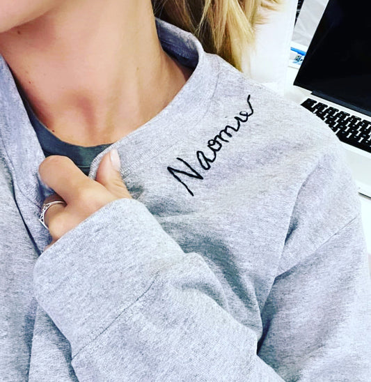 Vintage Grey Crew Sweatshirt