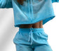 The Garment Washed Crop Hoodie