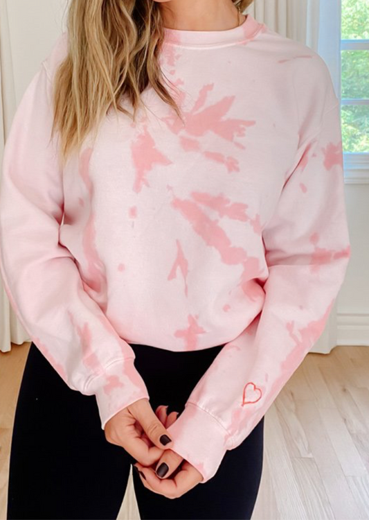 Dusty Rose Tie Dye